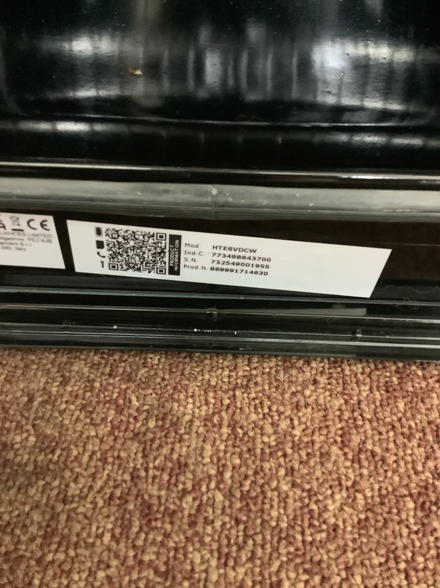 Hotpoint Cooker HTE6VDCW L51912