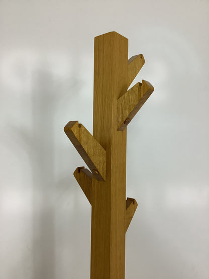 Boot & Saw 5 Prong Oak Coat Tree/Stand F27299