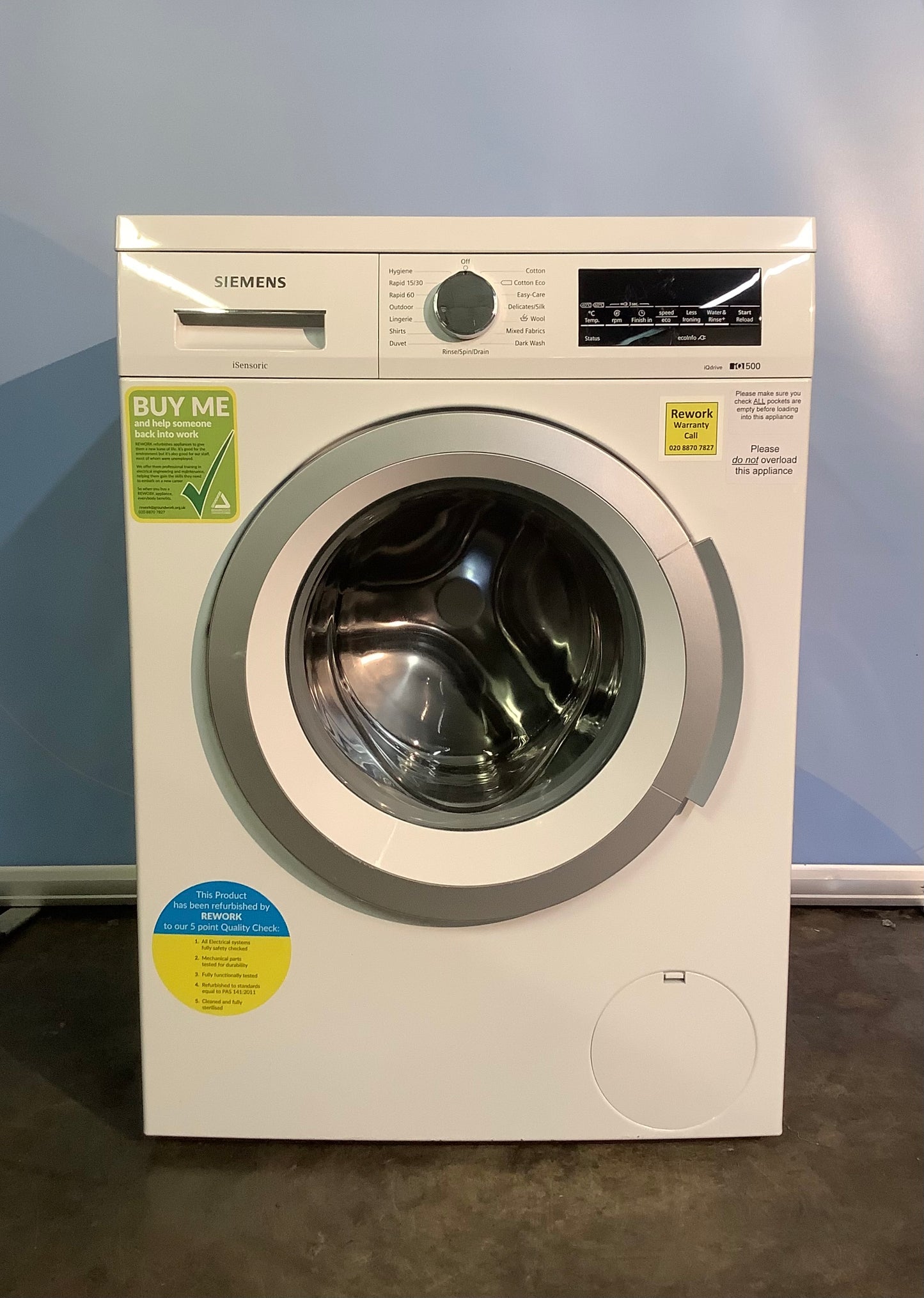 Siemens 8kg Washing Machine WU14Q420GB L48863