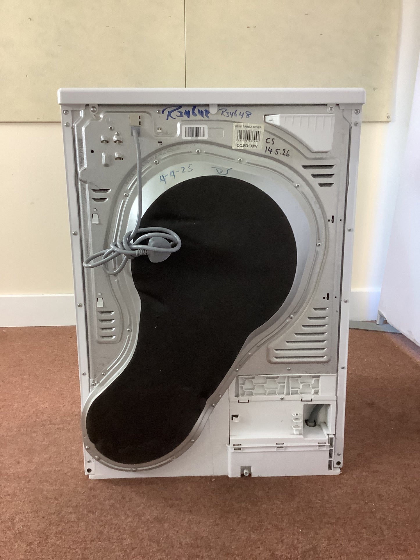 Beko 8kg Tumble Dryer DCJ83133W L52505