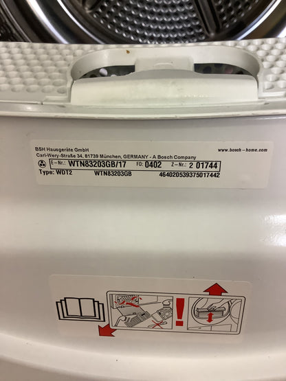 Bosch 8kg Tumble Dryer WTN82203GB L52598