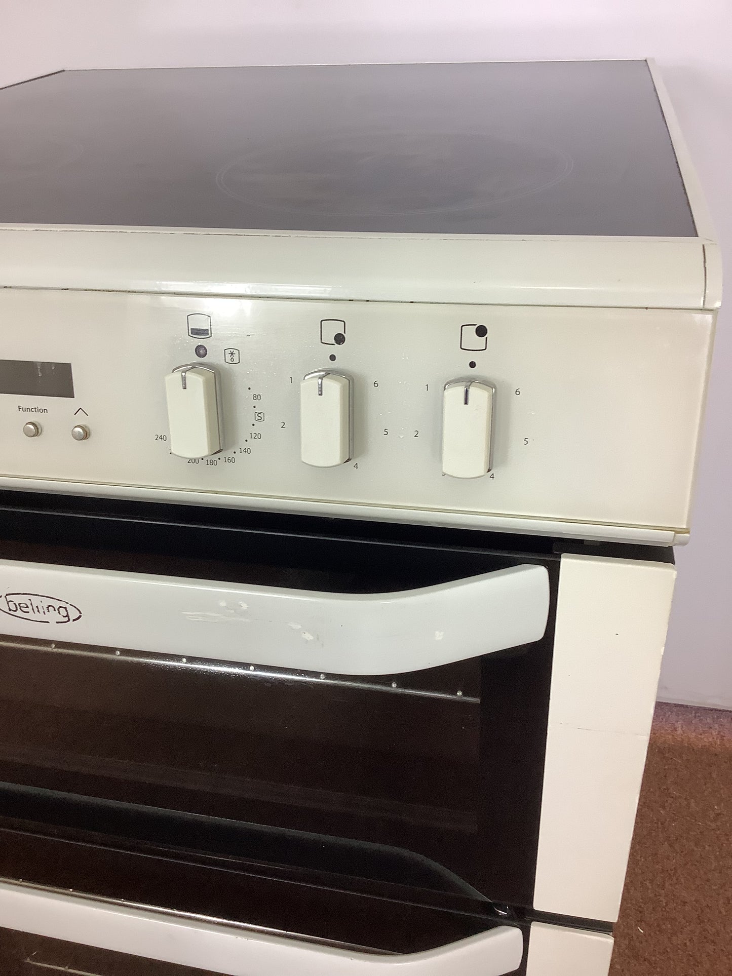 Belling 60cm Double Oven & Grill Cooker FSE60DOP L52496