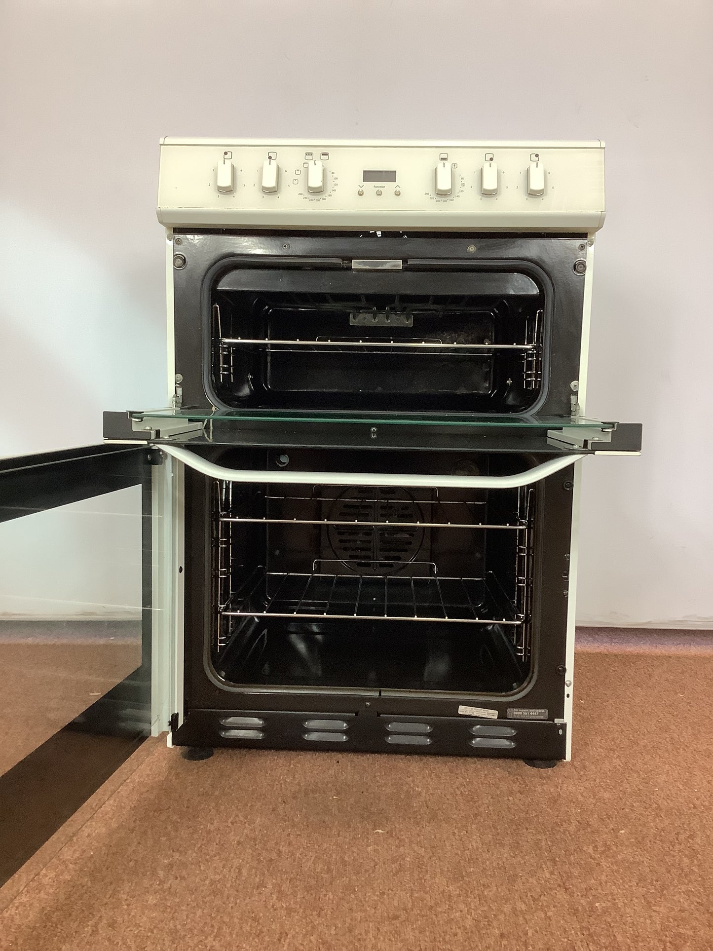 Belling 60cm Double Oven & Grill Cooker FSE60DOP L52496