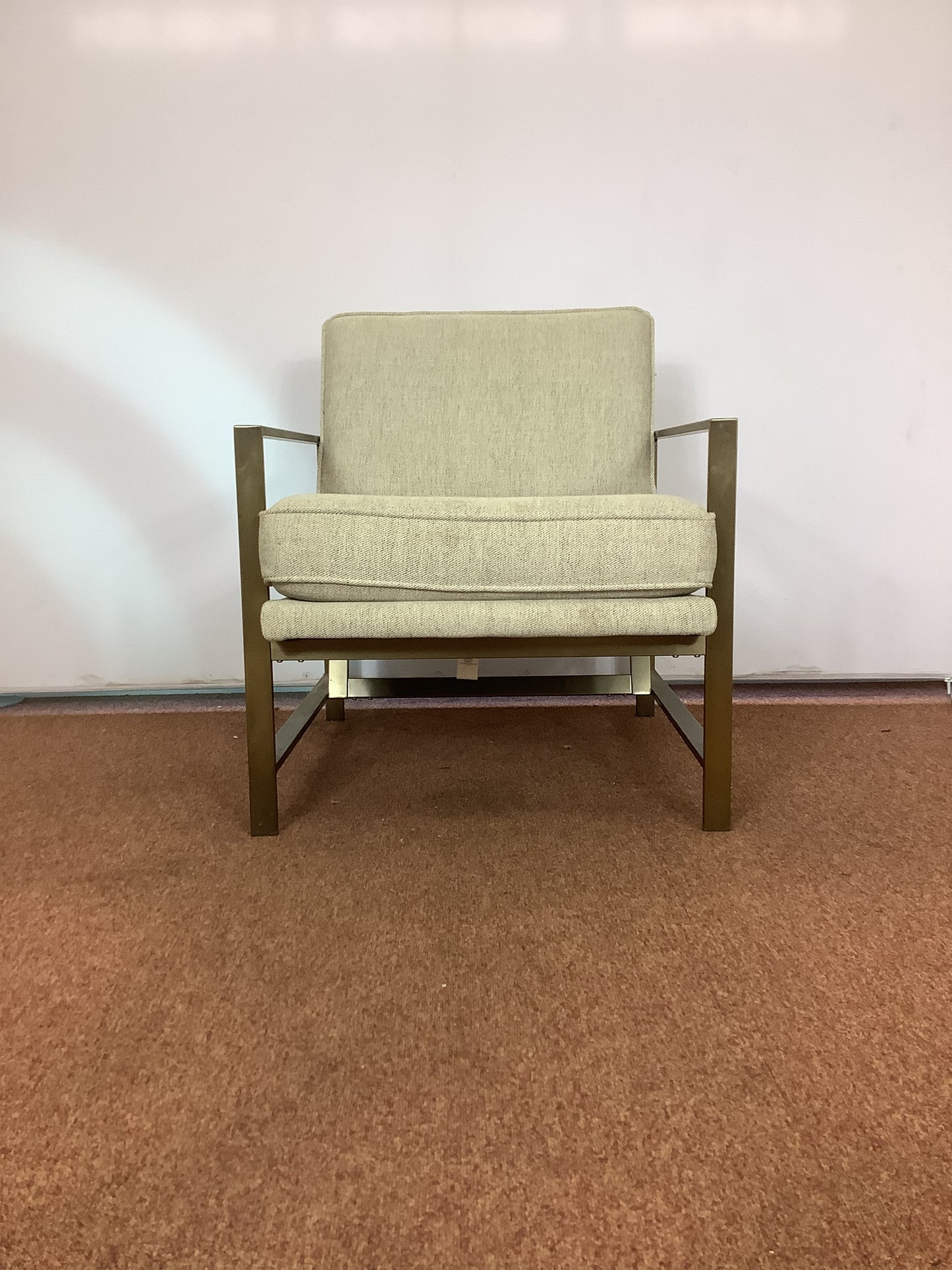 West Elm Beige Arm Chair F27455