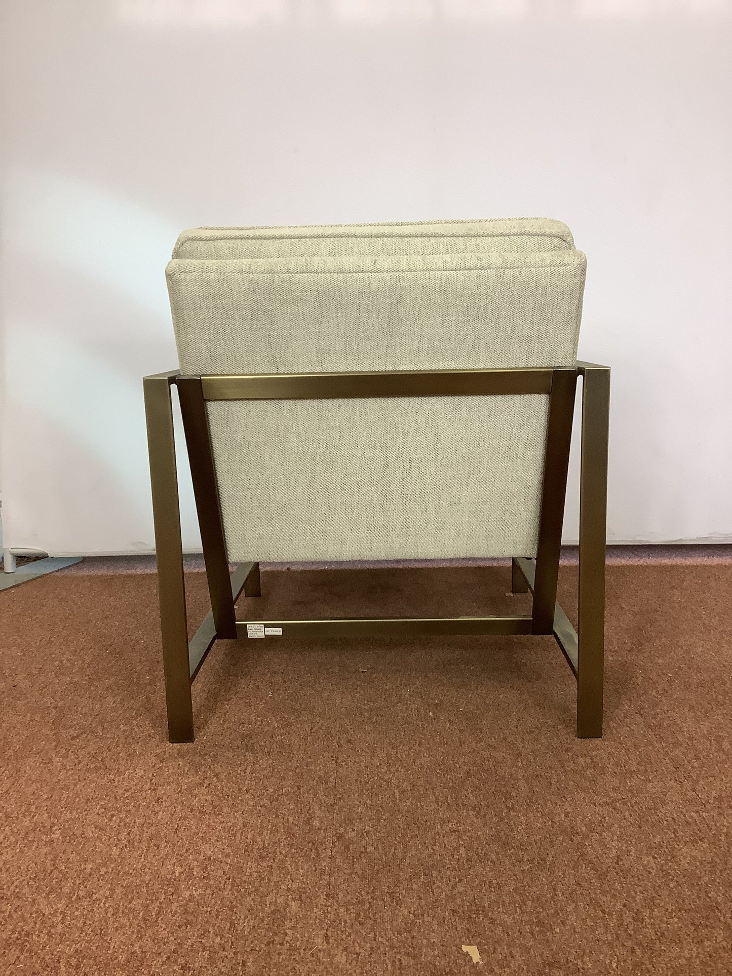 West Elm Beige Arm Chair F27455