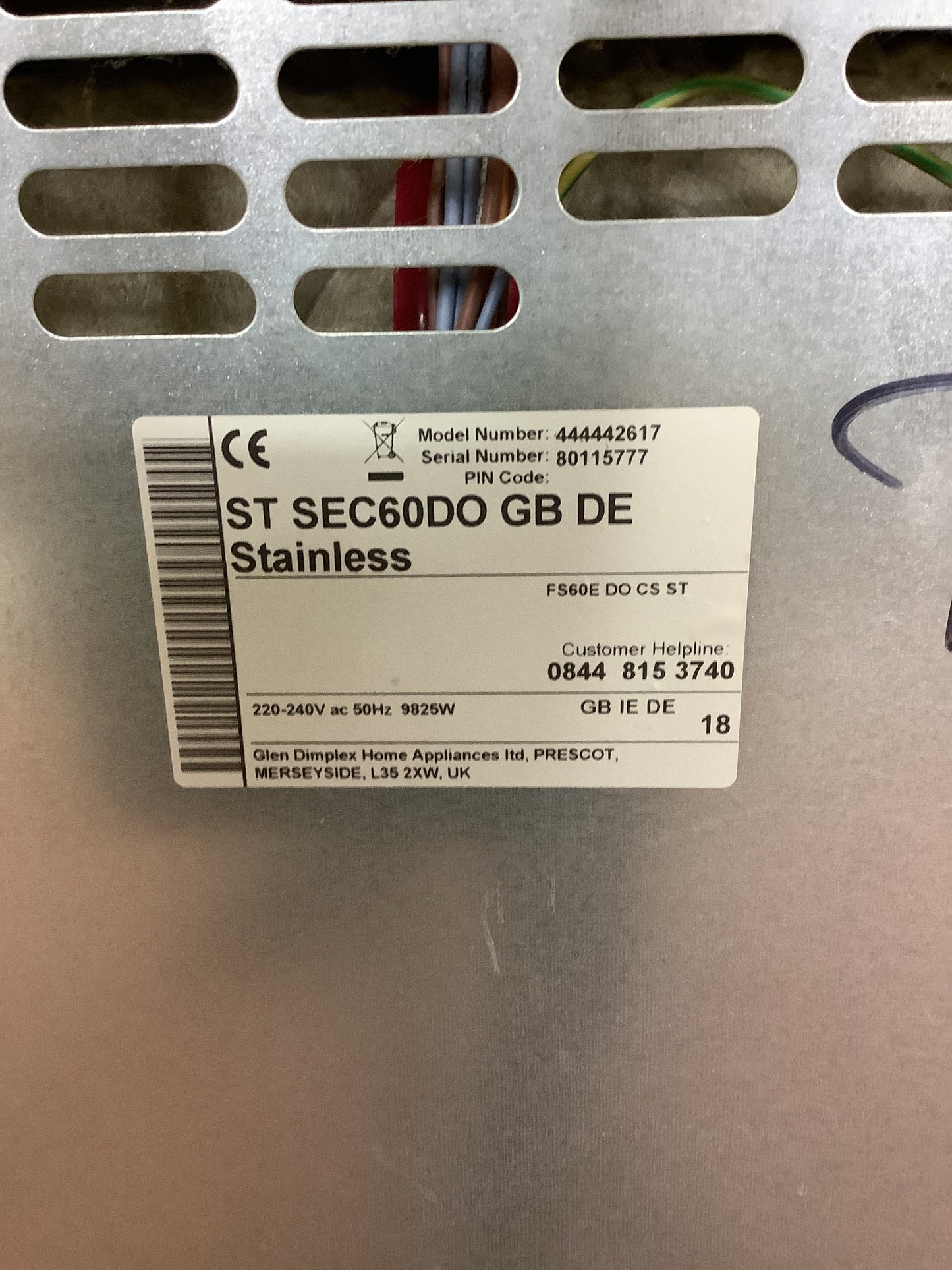 Stoves 60cm Cooker ST SEC60DOGB DE L52142