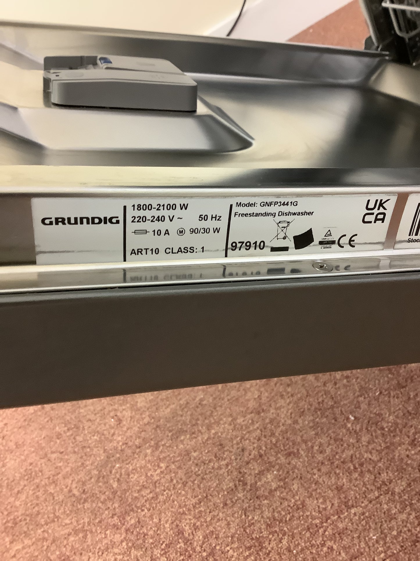 Grundig Dishwasher GNFP3441G L52141
